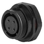 Circular Connector, 3 Contacts, Bulkhead Mount, Socket, Female, IP68