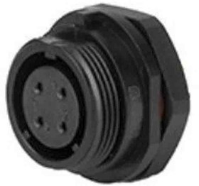 Фото 1/2 Circular Connector, 3 Contacts, Bulkhead Mount, Socket, Female, IP68