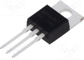 MBR10200CT, Diode: Schottky rectifying; THT; 200V; 10A; TO220AB; tube; Ir: 1mA