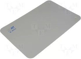 Фото 1/3 ESDMAT-60X90GR, Коврик настольный, ESD, L: 0,9м, W: 0,6м, Thk: 2мм, серый, 440°C