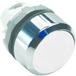 MP1-21W Кнопка белая без фиксации низкая с подсветкой