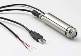 Фото 1/2 PUA8-301, mA Output Signal USB Infrared Temperature Sensor, 1m Cable, -40°C to +1000°C