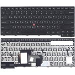 Клавиатура для ноутбука Lenovo ThinkPad E450 E455 E450C черная с трекпойнтом