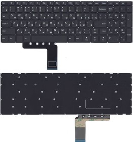 Фото 1/2 Клавиатура для ноутбука Lenovo IdeaPad 110-15IBR черная