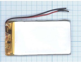 Аккумулятор универсальный 4x35x60 мм 3.8V 1000mAh Li-Pol (2 Pin)