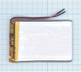 Аккумулятор универсальный 4x45x60 мм 3.8V 1000mAh Li-Pol (2 Pin)