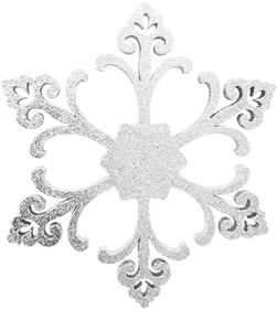 Фото 1/2 502-370, Елочная фигура Снежинка Морозко, 66 см, цвет белый