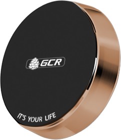 Фото 1/4 GCR-53576, GCR Комплект держатель магнитный для ванной комнаты + пластина, GOLD