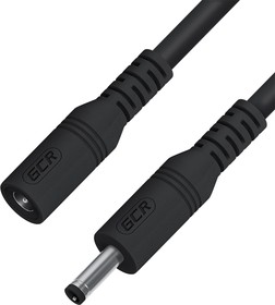 GCR-53419, GCR Удлинитель кабеля питания 1.0m DC 5.5х2.1 mm / DC 5.5х2.1 mm, М/F
