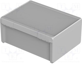 B 273616 ABS 7035, Enclosure: multipurpose; X: 284mm; Y: 364mm; Z: 160mm; BOCUBE; ABS