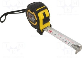 G3M750MTD, Measuring tape; L: 5m; Width: 27mm; Enclos.mat: ABS; Class: II