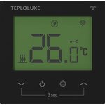 100037088500, Терморегулятор электронный Теплолюкс Pontus wi-fi черный