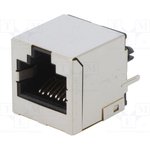 RJJS88141E7V058, Гнездо, RJ45, PIN: 8, Кат: 6a, экранированный, Конф ...