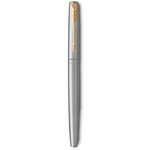 Ручка перьевая PARKER "Jotter Stainless Steel GT", корпус серебристый, позолота ...