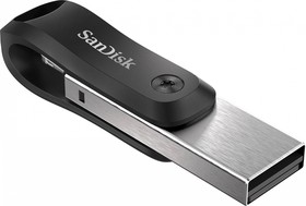 Фото 1/2 USB накопитель SanDisk iXpand Flash Drive Go 64GB - USB3.0 + Lightning - for iPhone and iPad