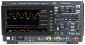 DSOX1204G/D1200BW2A-200, Benchtop Oscilloscopes 4-Ch, 200 MHz w/WaveGen. US Power cord. Add int'l cord separately