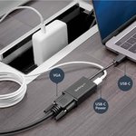 CDP2VGAUCP, USB C to VGA Adapter, USB 3.1, 1 Supported Display(s) - 4K @ 60Hz