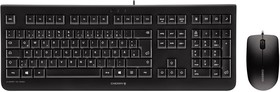 Фото 1/6 JD-0800DE-2, DC 2000 Wired Keyboard and Mouse Set, QWERTZ, Black