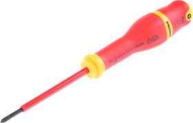 Фото 1/7 ATP0X75VE, Phillips Insulated Screwdriver, PH0 Tip, 75 mm Blade, VDE/1000V, 179 mm Overall