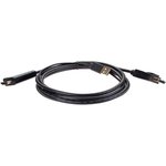 Кабель переходник VCOM HDMI(M) +USB-DP(M) 4Kx60Hz 1.8M, (CG599AC-1.8M)