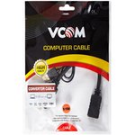 Кабель переходник VCOM HDMI(M) +USB-DP(F) 0.15m 4Kx60Hz (CG599E-0.15M)