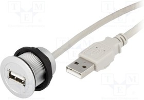 Фото 1/2 09454521923, USB Cables / IEEE 1394 Cables har-port USB 2.0 A-A PFT 2,0m cable