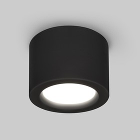 Фото 1/3 DLR026 6W 4200K / Светильник светодиодный стационарный черный матовый