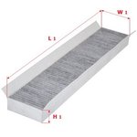 Фильтр салон. Sakura CAC19240