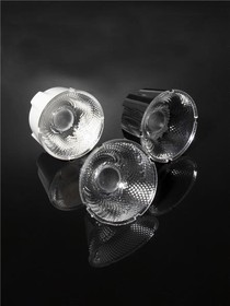 CP18737_YASMEEN- 50-S-C2-WHT, LED Lighting Lenses Assemblies 15 Deg Spot White Holder C Lens Sold Sep