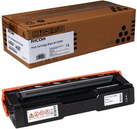 Фото 1/10 408340, Тонер-картридж черный Ricoh тип M C250H для Ricoh P C300W, P C301W / M C250FWB (6900 стр.)