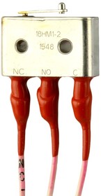 18HM1-2, MICRO SWITCH™ Miniature Hermetically Sealed Basic Switches: HM Series, Single Pole Double Throw (SPDT), 1 A at 28 ...
