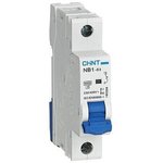 NB1-63 1P 10A 6kA х-ка C (R), Выключатель автоматический