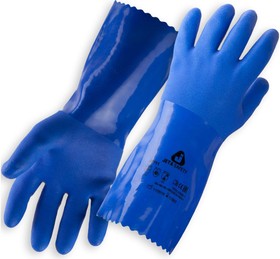 Фото 1/5 Перчатки защитные химические с покрытием из ПВХ, размер M/8, JP711-М JP711-M