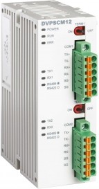 Модуль коммуникационный DVPSCM12-SL, 2хRS485/RS422