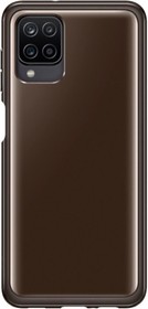 Фото 1/7 Чехол (клип-кейс) SAMSUNG Soft Clear Cover, для Samsung Galaxy A12, черный [ef-qa125tbegru]