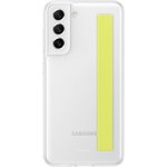 Чехол (клип-кейс) Samsung для Samsung Galaxy S21 FE Slim Strap Cover белый ...