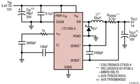 Фото 1/3 LTC1265CS#PBF, Преобразователь постоянного тока вход 4-13В выход 3.3-5В ток выхода 0.96А 700кГц