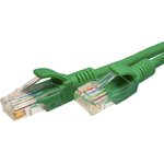 Патч-корд Suprlan 10-0156 UTP RJ-45 вил.-вилка RJ-45 кат.5E 0.5м зеленый LSZH 24AWG