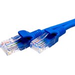 Патч-корд Suprlan 10-0147 UTP RJ-45 вил.-вилка RJ-45 кат.5E 1м синий LSZH 24AWG