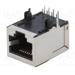 RJJS88142E9H032, Гнездо, RJ45, PIN: 8, Кат: 5e, экранированный, Конф ...