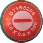 D71S5200 Отвертка стержневая шлицевая ANTI-SLIP GRIP, SL5.5х200 мм