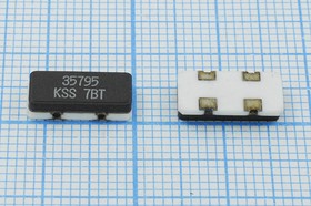 Кварцевый резонатор 3579,545 кГц, корпус SMD12055C4, нагрузочная емкость 16 пФ, марка CX-5F, 1 гармоника, (35795) KSS
