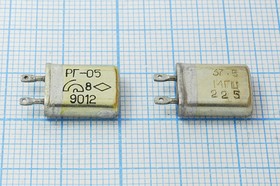 Кварцевый резонатор 37500 кГц, корпус МВ, марка РГ05МВ, 3 гармоника