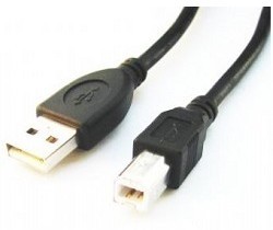 Фото 1/2 CCP-USB2-AMBM-15, Кабель; USB 2.0; вилка USB A,вилка USB B; позолота; 4,5м; черный