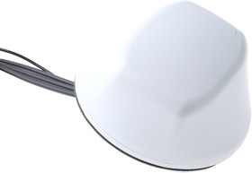 Фото 1/2 LTM-402-3C3C3C2C-WHT-180 Dome Multiband Antenna with SMA Connector, 2G (GSM/GPRS), 3G (UTMS), 4G (LTE), GPS