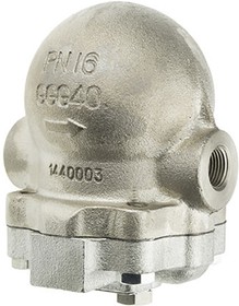 Фото 1/3 1458000, 4.5 bar Stainless Steel Ball Float Steam Trap, 1/2 in BSP