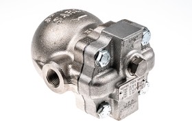 Фото 1/3 1458100, 10 bar Stainless Steel Ball Float Steam Trap, 1/2 in BSP