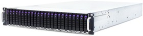 Платформа системного блока AIC FB201-LX_XP1-F201LXXX 2U-24 Bay storage server supports 24 x U.2 NVMe drives, 2*dual Broadcom/LSI PEX9765 PCI