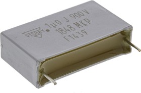 MKP1848510094K2, MKP1848 DC-Link Polypropylene Film Capacitor, 900V dc, ±5%, 1μF, Through Hole