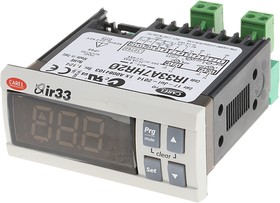 Фото 1/2 IR33A7HR20, IR33 Panel Mount PID Temperature Controller, 76.2 x 34.2mm, 4 Output SSR, 115 → 230 V ac Supply Voltage